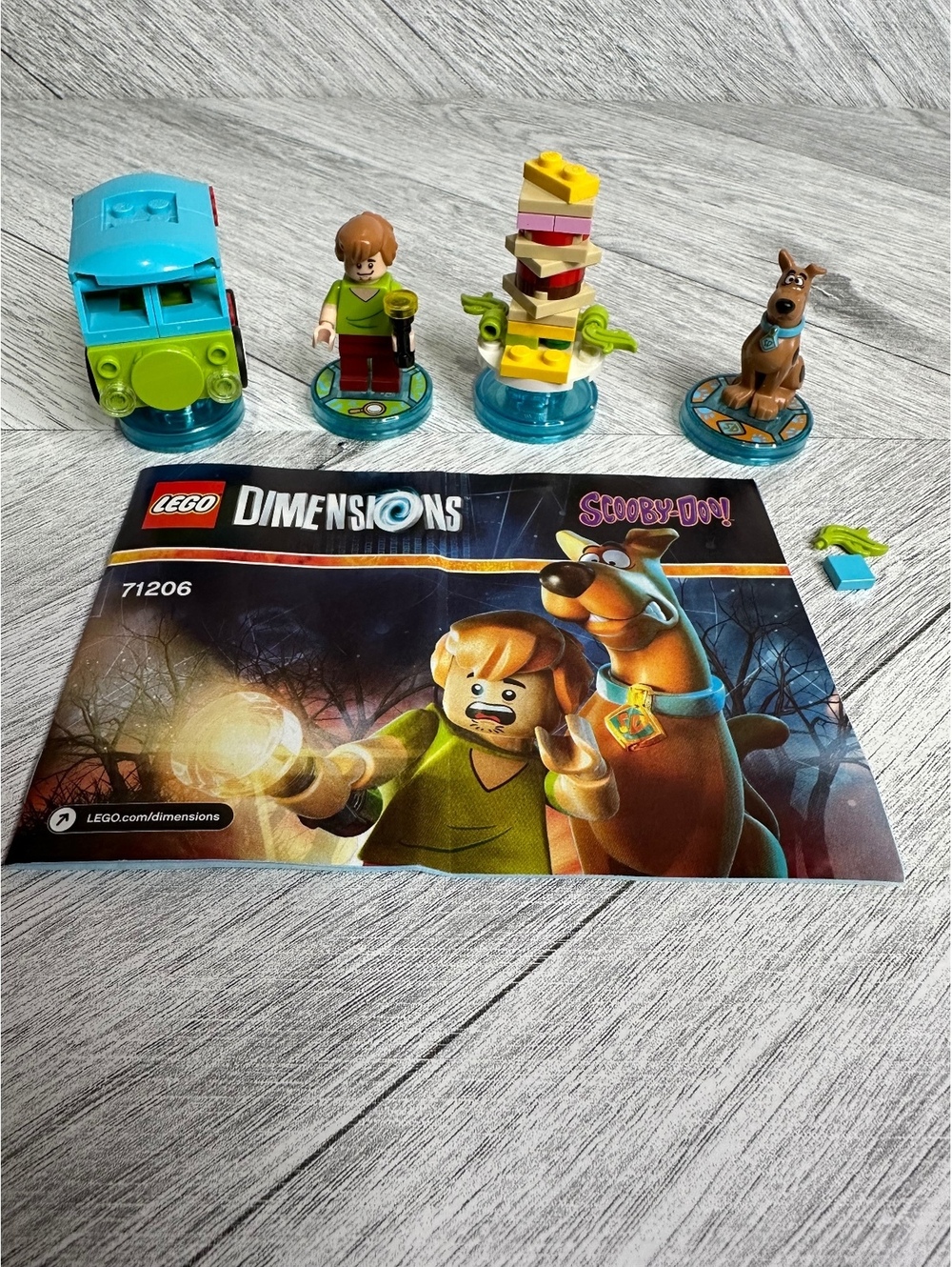 LEGO Dimensions Scooby-Doo Team 71206 Complete Shaggy Scooby Mystery Machine